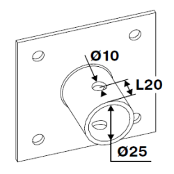 Adaptateur moyeu de fraise...