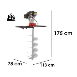 Tarière thermique Blue Bird...
